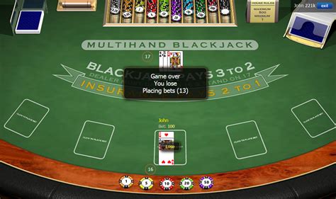 free online blackjack with other players